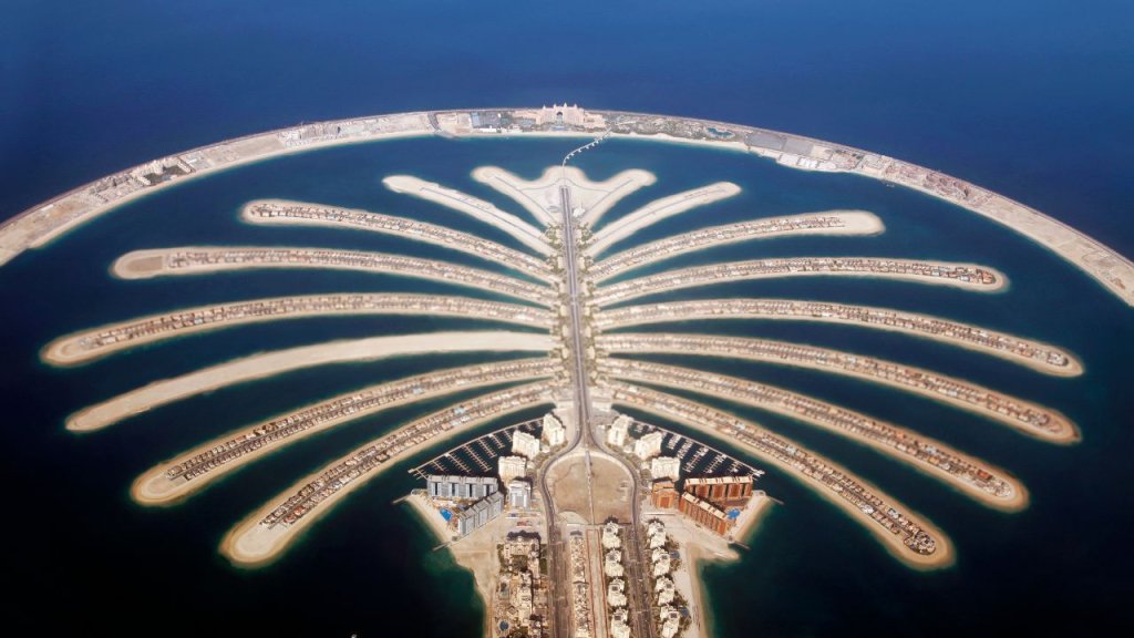Aerial Image of palm Jumeirah